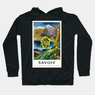 Savoie France Vintage Poster 1946 Hoodie